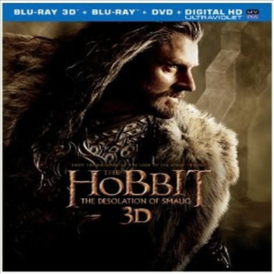 The Hobbit: The Desolation of Smaug (호빗 : 스마우그의 폐허) (한글무자막)(Blu-ray 3D + Blu-ray) (2013)