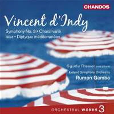 댕디 : 관현악 작품집 Vol.3 (Vincent d&#39;Indy : Orchestral Works Volume 3)(CD) - Rumon Gamba