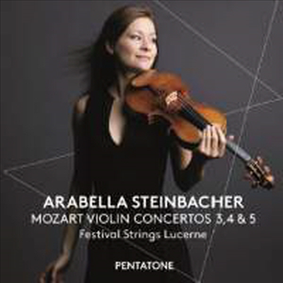 모차르트: 바이올린 협주곡 3번, 4번 &amp; 5번 (Mozart: Violin Concertos Nos.3, 4 &amp; 5) (SACD Hybrid) - Arabella Steinbacher