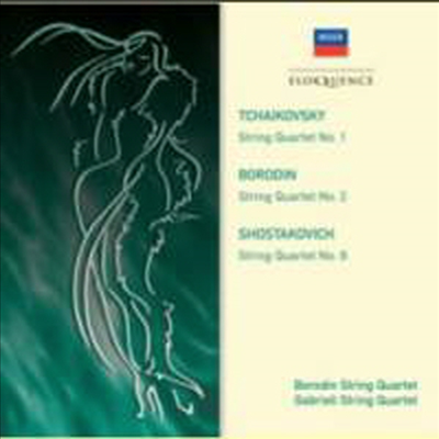 보로딘: 현악 사중주 2번, 차이코프스키: 현악 사중주 1번 (Borodin: String Quartet No.2, Tchaikovsky: String Quartet No.1)(CD) - Gabrieli String Quartet