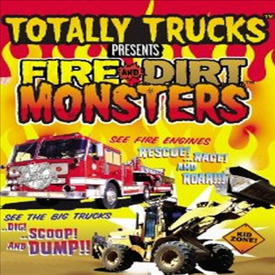 Totally Trucks: Fire &amp; Dirt Monsters (토탈리 트럭스: 파이어 &amp; 더트 몬스터즈) (지역코드1)(한글무자막)(2DVD)