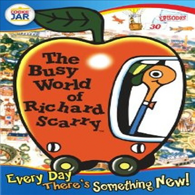 Busy World Of Richard Scarry: Every Day There&#39;s (비지 월드 오브 리차드 스캐리: 에브리데이 데어스) (지역코드1)(한글무자막)(3DVD)