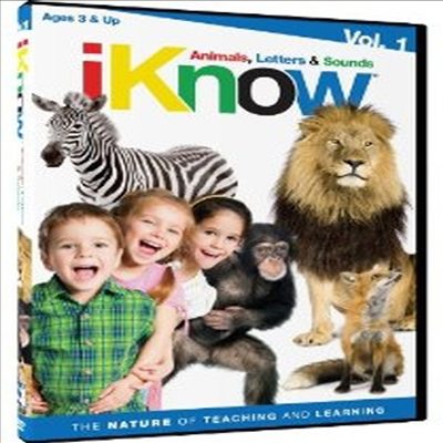 Iknow: Animals &amp; Letters &amp; Sounds 1 (난 알아요: 동물 &amp; 글자 &amp; 소리 1) (지역코드1)(한글무자막)(DVD)