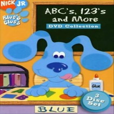Blue&#39;s Clues: Abc&#39;s 123&#39;s &amp; More Dvd Collection (블루스클루스: ABC&#39;s 123&#39;s &amp; 모어 DVD 콜렉션) (지역코드1)(한글무자막)(3DVD)