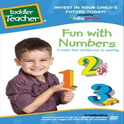 Toddler Teacher: Fun With Numbers (투들러 티처: 펀 위드 넘버스) (지역코드1)(한글무자막)(DVD)