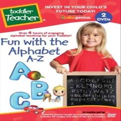 Toddler Teacher: Fun With The Alphabet A-Z (투들러 티처: 펀 위드 알파벳 A-Z) (지역코드1)(한글무자막)(DVD)