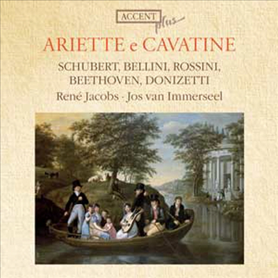 아리에타와 카바티나 - 도니제티, 벨리니, 슈베르트, 로시니, 베토벤의 노래들 (CD) - Rene Jacobs