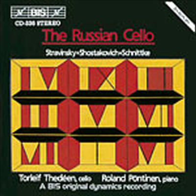 러시안 첼로 1집 - 스트라빈스키, 쇼스타코비치, 슈니트케 (The Russian Cello - Stravinsky, Shostakovich, Schnittke)(CD) - Torleif Thedeen