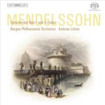 멘델스존 : 교향곡 1, 4번 (Mendelssohn : Symphonies No.1 &amp; 4) (SACD Hybrid) - Andrew Litton