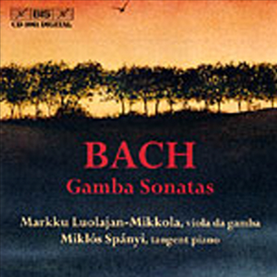 바흐 : 비올라 다 감바 소나타 (Bach : Gamba Sonatas BWV 1027-1029, BWV1030a)(CD) - Markku Luolajan-Mikkola