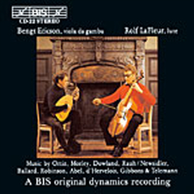 비올라 다 감바와 류트 음악 (Music For Viola Da Gamba And Lute)(CD) - Bengt Ericson