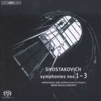 쇼스타코비치: 교향곡 1번, 2번 '10월 혁명' & 3번 '5월 1일' (Symphonies Nos.1, 2 'To October' & 3 'The First of May') (SACD Hybrid) - Mark Wigglesworth