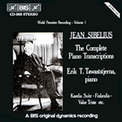 시벨리우스 : 피아노 편곡 1집 (Sibelius : Piano Transcriptions, Vol.1)(CD) - Erik T. Tawaststjerna