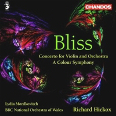 블리스: 바이올린 협주곡, 색채 교향곡 (Bliss: Violin Concerto, A Colour Symphony)(CD) - Richard Hickox