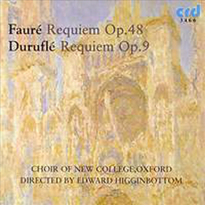 뒤리플레 & 포레 : 레퀴엠 (Durufle : Requiem, Op.9)(CD) - Edward Higginbottom