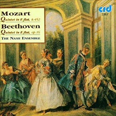 베토벤 : 현악 오중주 Op.16 & 모차르트 : 현악 오중주 K.452 (Beethoven : Wind Quintet in E flat Op.16 & Mozart : Wind Quintet K452)(CD) - The Nash Ensemble
