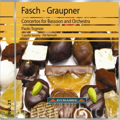 파쉬 &amp; 그라우프너 : 바순 협주곡 (Graupner &amp; Fasch : Concertos for Bassoon and Orchestra)(CD) - Paolo Tognon