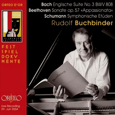 루돌프 부흐빈더 - 잘츠부르크 페스티발 라이브 2004년 (베토벤, 슈만, 바흐)(CD) - Rudolf Buchbinder