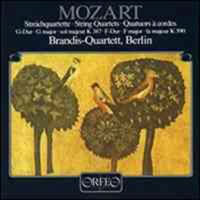 모차르트 : 현악 사중주 KV 387 &amp; 590 (Mozart : String Quartet No.14 &amp; 23)(CD) - Brandis Quartet