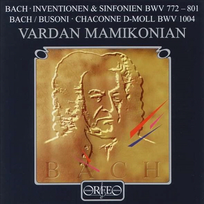바흐 : 인벤션과 파르티타 (Bach : Inventionen And Partita)(CD) - Vardan Mamikonian