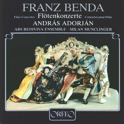 벤다: 플루트 협주곡 (Benda: Flute Concertos)(CD) - Andras Adorjan