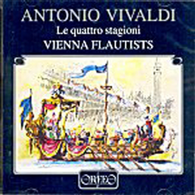 비발디 : 사계 (9대의 플루트 합주 버전) (Vivaldi : The Four Seasons)(CD) - Vienna Flautists