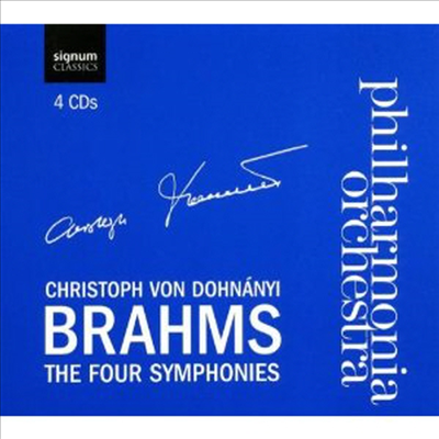 브람스: 교향곡 전곡 (Brahms: The Complete Symphonies) (4BoxSet) - Christoph von Dohnanyi