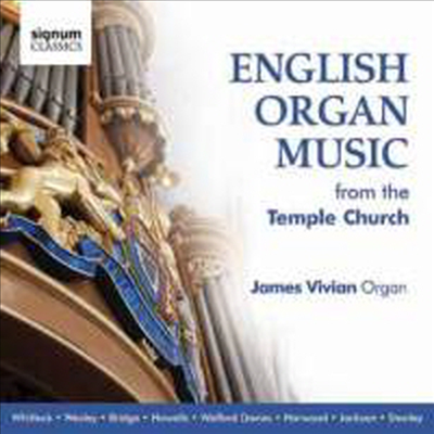영국 오르간 작품집 (English Organ Music - from the Temple Church)(CD) - James Vivian