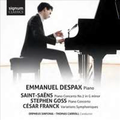 프랑크: 피아노와 관현악을 위한 교향적 변주곡 & 생상스: 피아노 협주곡 2번 (Franck: Symphonic Variations For Piano & Orchestra & Saint-Saens: Piano Concerto No.2 )(CD) - Emmanuel Despax