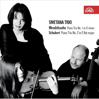 멘델스존 : 피아노 트리오 1번 Op.49 & 슈베르트 : 피아노 트리오 2번 E플랫장조 D.929 (CD) - Smetana Trio