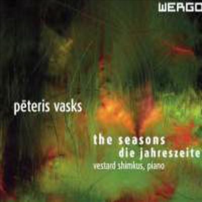 페테리스 바스크스 : 피아노 작품집 &#39;사계&#39;, 여름 저녁의 음악 (Peteris Vasks : The Seasons)(CD) - Vestard Shimkus