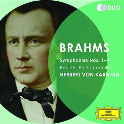 브람스 : 교향곡 1-4번 (Brahms : Symphonies Nos. 1-4, Complete) (2CD) - Herbert von Karajan