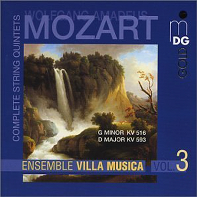 모차르트 : 현악 오중주 전집 Vol.3 (Mozart : Complete String Quintets, Vol.3)(CD) - Ensemble Villa Musica