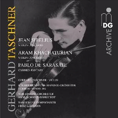 시벨리우스, 하차투리안: 바이올린 협주곡 & 사라사테 : 카르멘 환상곡 (Sibelius : Violin Concerto)(CD) - Gerhard Taschner