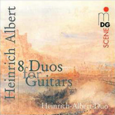 알베르트 : 8개의 기타 이중주곡 (Albert : 8 Guitar Duos)(CD) - Heinrich Albert Duo