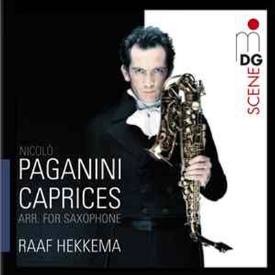 파가니니 : 24개의 카프리스 (색소폰 편곡반) (Paganini : 24 Caprices Op.1 (arr. for Saxophone)(CD) - Raaf Hekkema