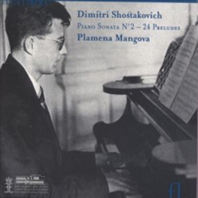 쇼스타코비치 : 피아노 소나타 2번, 24개의 전주곡 (Shostakovich : Piano Sonata No.2 Op.61, 24 Preludes Op.34)(CD) - Plamena Mangova