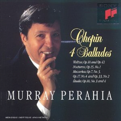 쇼팽 : 4 발라드, 왈츠, 야상곡, 마주르카, 연습곡 (Chopin : 4 Ballades, Waltz, Nocturne, Mazurkas, Etudes)(CD) - Murray Perahia