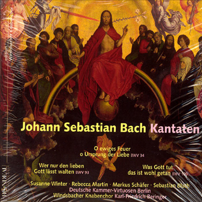 바흐 : 칸타타 BWV 34, 93,100 (Bach : Kantaten BWV 34, 93,100)(CD) - Karl-Friedrich Beringer