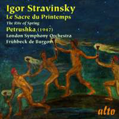 스트라빈스키 : 페트루슈카(1947년판), 봄의 제전 (Stravinsky : The Rite of Spring & Petrushka Ballet Suite)(CD) - Rafael Fruhbeck de Burgos