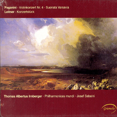 파가니니 &amp; 라이트너 : 바이올린 작품집 (Paganini : Violin Concerto No.4)(CD) - Thomas Albertus Irnberg