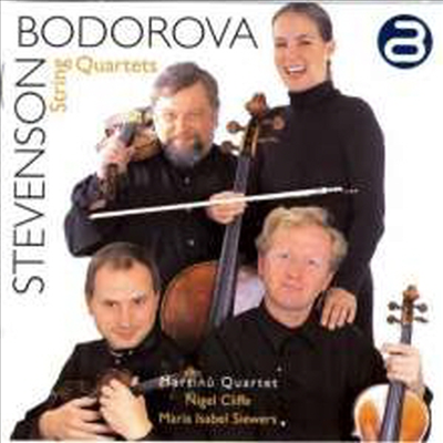 스티븐슨: 현악 사중주, 보도로바: 바리톤과 현악 사중주를위한 테레진 게토 레퀴엠 (Stevenson : String Quartet, Bodorova: Terezin Ghetto Requiem for Baritone & String Quartet) (CD) - Martinu Quartet