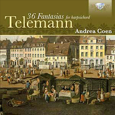 텔레만 : 하프시코드를 위한 서른여섯 개의 환상곡 (Telemann : Fantasies (36) for Harpsichord, TWV33) - Andrea Coen