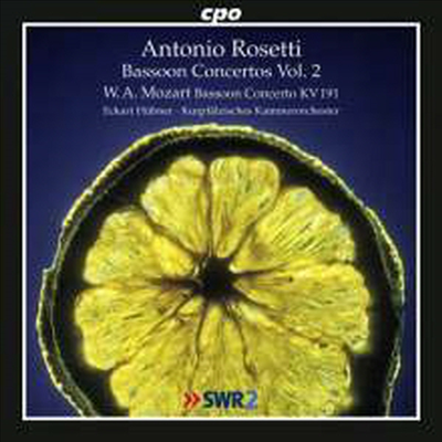 로제티: 바순 협주곡 2집 (Rosetti: Bassoon Concertos Vol.2)(CD) - Eckart Hubner