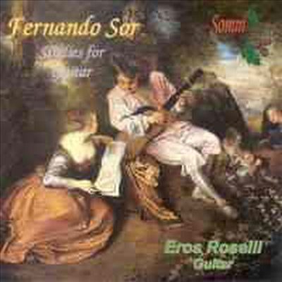 소르: 기타를 위한 연습곡 (Sor: Studies for Guitar)(CD) - Eros Roselli