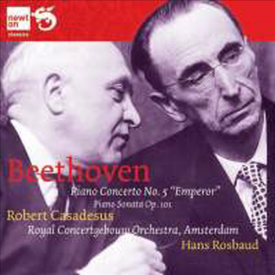 베토벤 : 피아노 협주곡 제5번 '황제', 피아노 소나타 28번 (Beethoven : Piano Concerto No.5 & Piano Sonata No.28)(CD) - Robert Casadesus