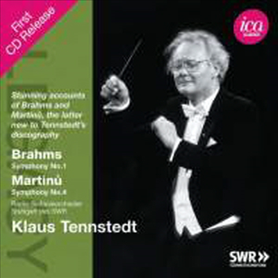 브람스: 교향곡 1번 & 마르티누: 교향곡 4번 (Brahms: Symphony No.1 & Martinu: Symphony No. 4)(CD) - Klaus Tennstedt