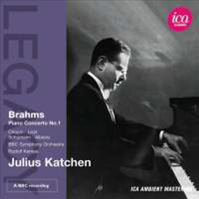 브람스 : 피아노 협주곡 1번 & 쇼팽 : 발라드 3번 (Brahms : Piano Concerto No.1) (First CD Release)(CD) - Julius Katchen