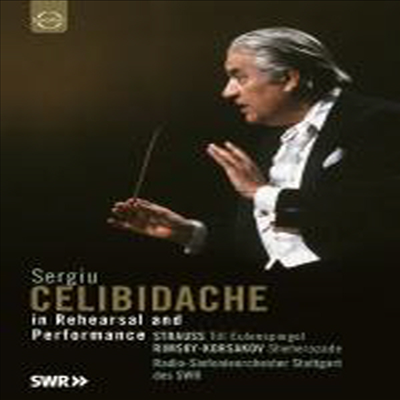 첼리비다케 리허설과 공연 - R. 슈트라우스 : 틸 오일렌슈피겔의 유쾌한 장난 (Celibidache In Rehearsal And Performance - R. Strauss, Rimsky-Korsakov) (DVD) (2011) - Sergiu Celibidache