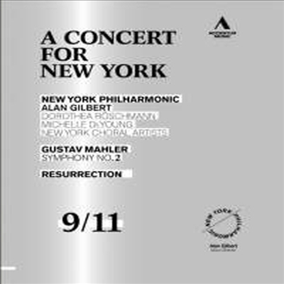 말러 : 교향곡 2번 &#39;부활&#39; (9/11 테러 10주기 추모음악회) (A Concert for New York - Mahler : Symphony No. 2 in C minor &#39;Resurrection&#39;) (Blu-ray)(2011) - Alan Gilbert